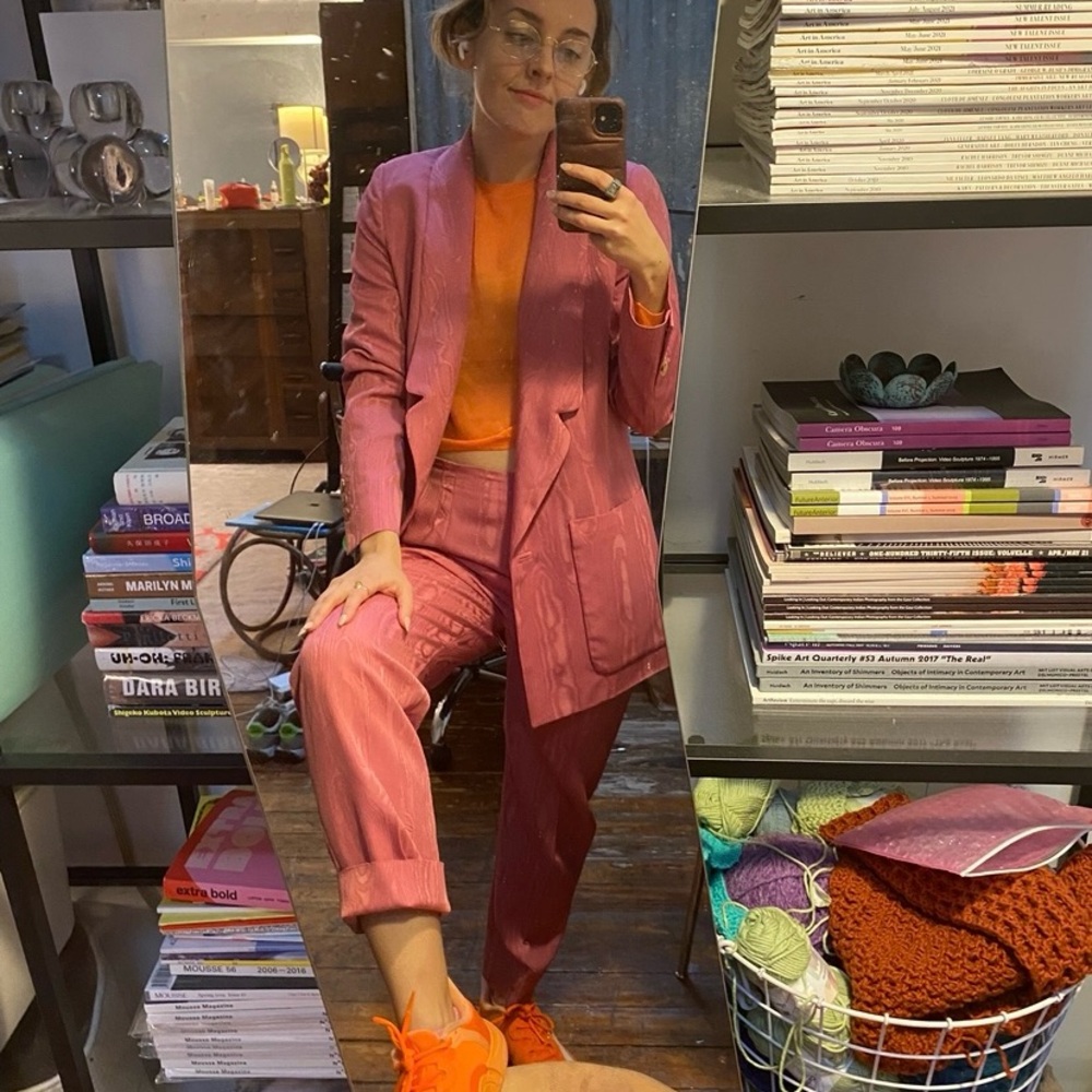 Rachel Comey pink suit - wood grain - Picture 4 of 5